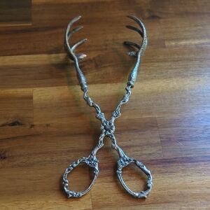 Antique Silver Sugar Tongs